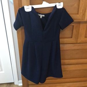 Navy sleeveless romper perfect for 4th of July!